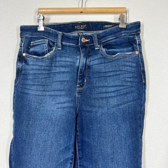 Judy Blue Boot Cut Distressed Jeans 30 - Picture 4 of 11